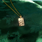 The "City of Starlight" Rectangle Location Necklace