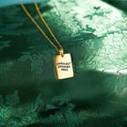 The "Probably Reading Smut" Rectangle Necklace