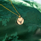 The "Stag & Flame" Circle Necklace