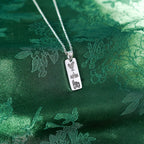 The "Crown, Harp & Mask" Bar Necklace