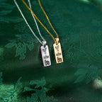 The "Crown, Harp & Mask" Bar Necklace