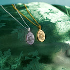 The "Born To Read Books, Forced To Read Emails" Oval Necklace