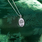 The "Just One More Chapter" Oval Necklace