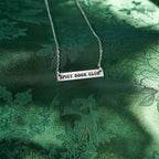 The "Spicy Book Club" Bar Necklace