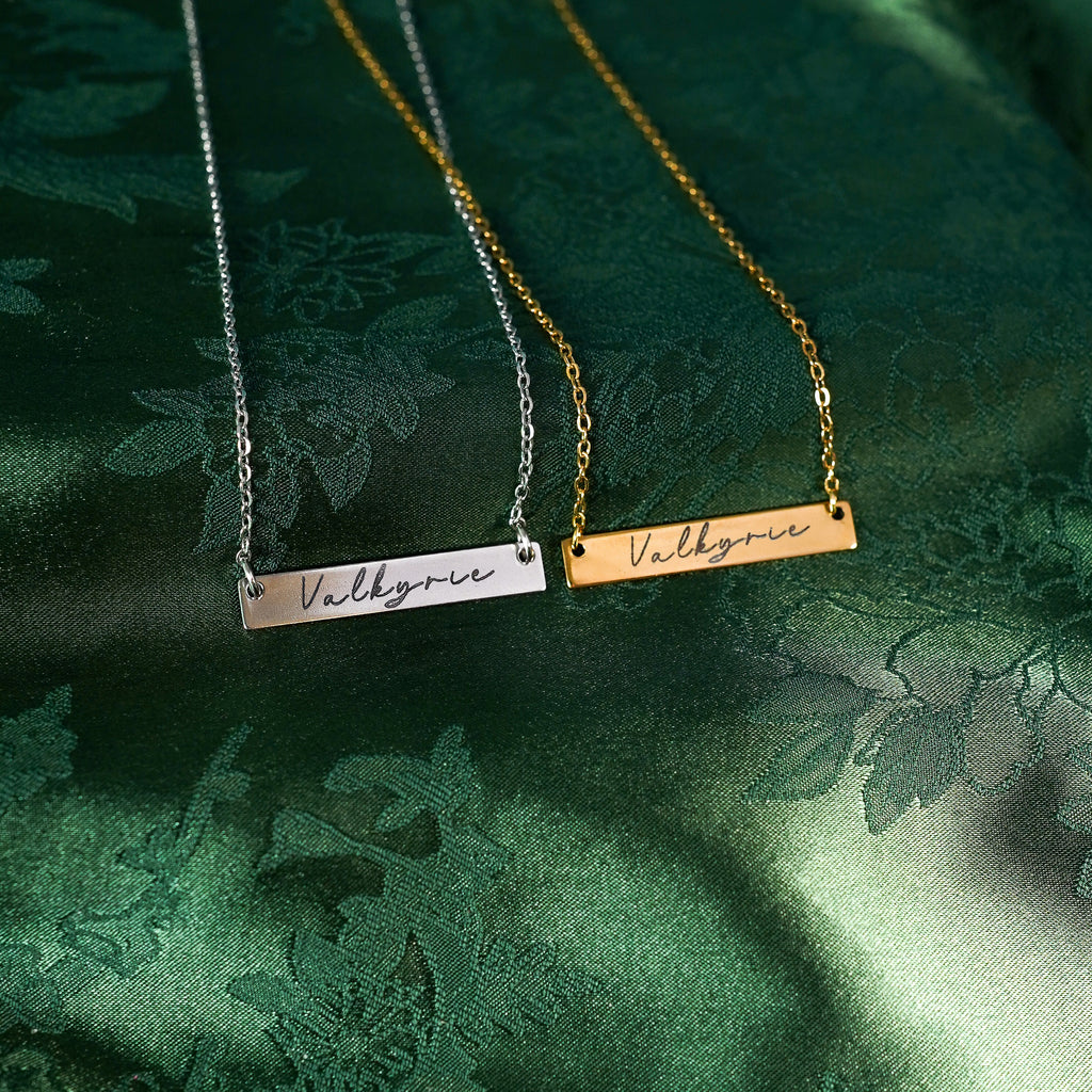 The "Valkyrie" Bar Necklace