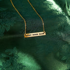 The "Spicy Book Club" Bar Necklace