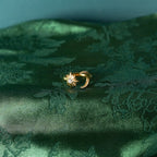 The Moon And Star Adjustable Ring