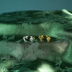 Adjustable ring with sun and moon design