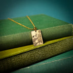 The "City of Starlight" Rectangle Location Necklace