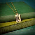 The "Dragon War College" Rectangle Location Necklace