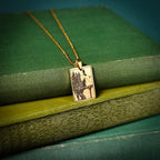 The "Dragon War College" Rectangle Location Necklace