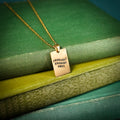 The "Probably Reading Smut" Rectangle Necklace