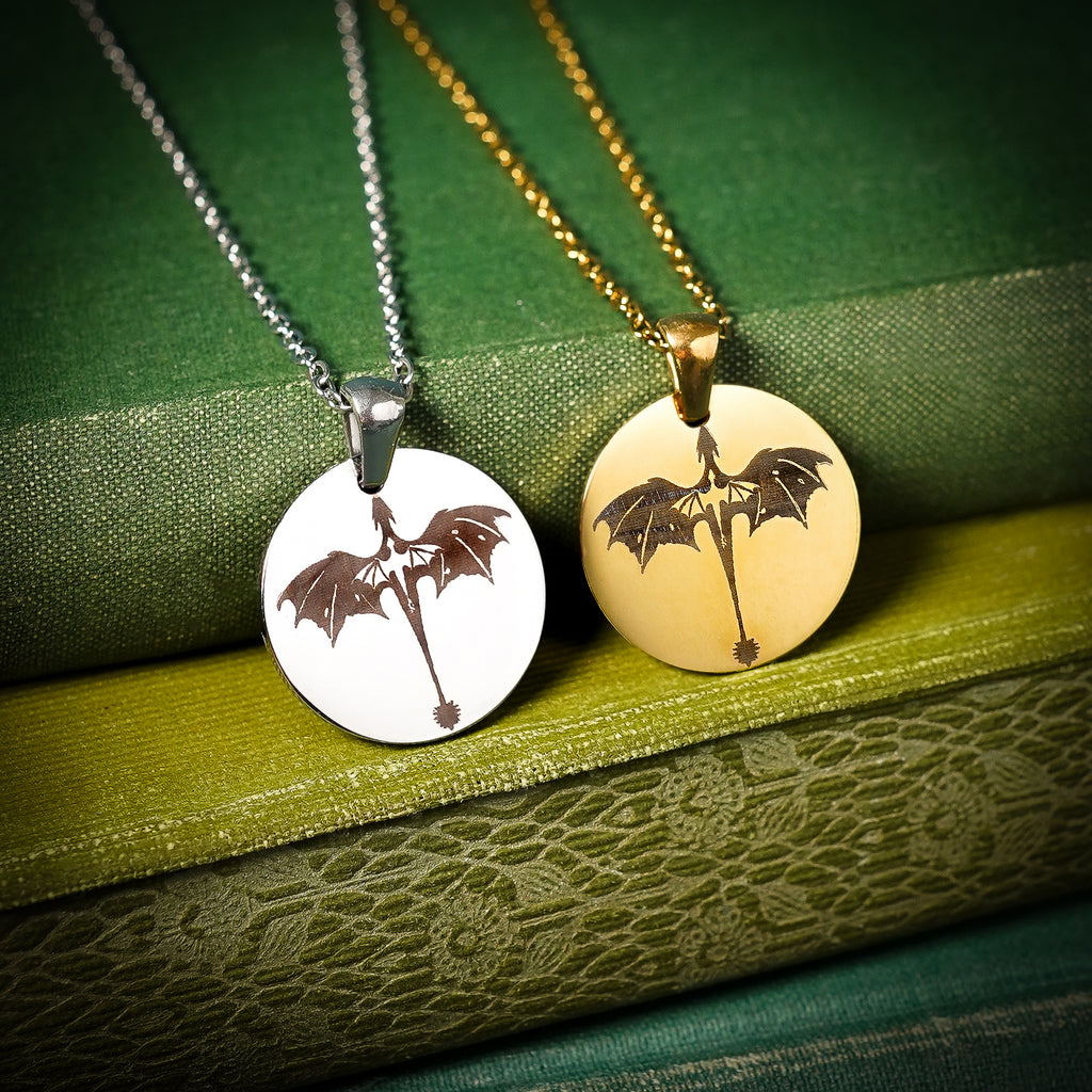 Dragon Inside A Dragon Circle Necklace