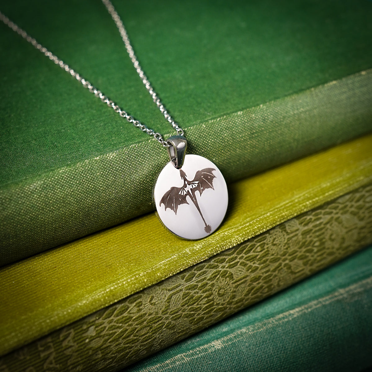 Dragon Inside A Dragon Circle Necklace