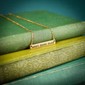 The "Spicy Book Club" Bar Necklace