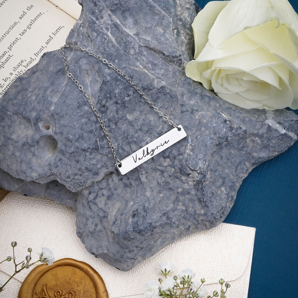 The "Valkyrie" Bar Necklace