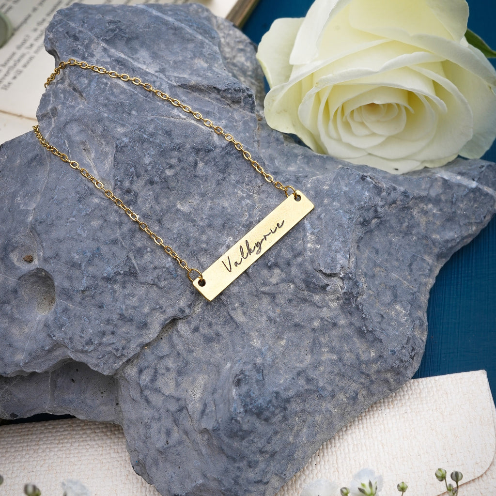 The "Valkyrie" Bar Necklace