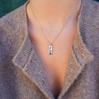 The "Crown, Harp & Mask" Bar Necklace